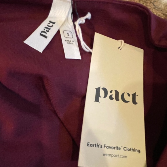 NEW! Pact Windsor Wine Fit & Flare Scoop Neck Midi Dress Size Small NWT! - Picture 8 of 10
